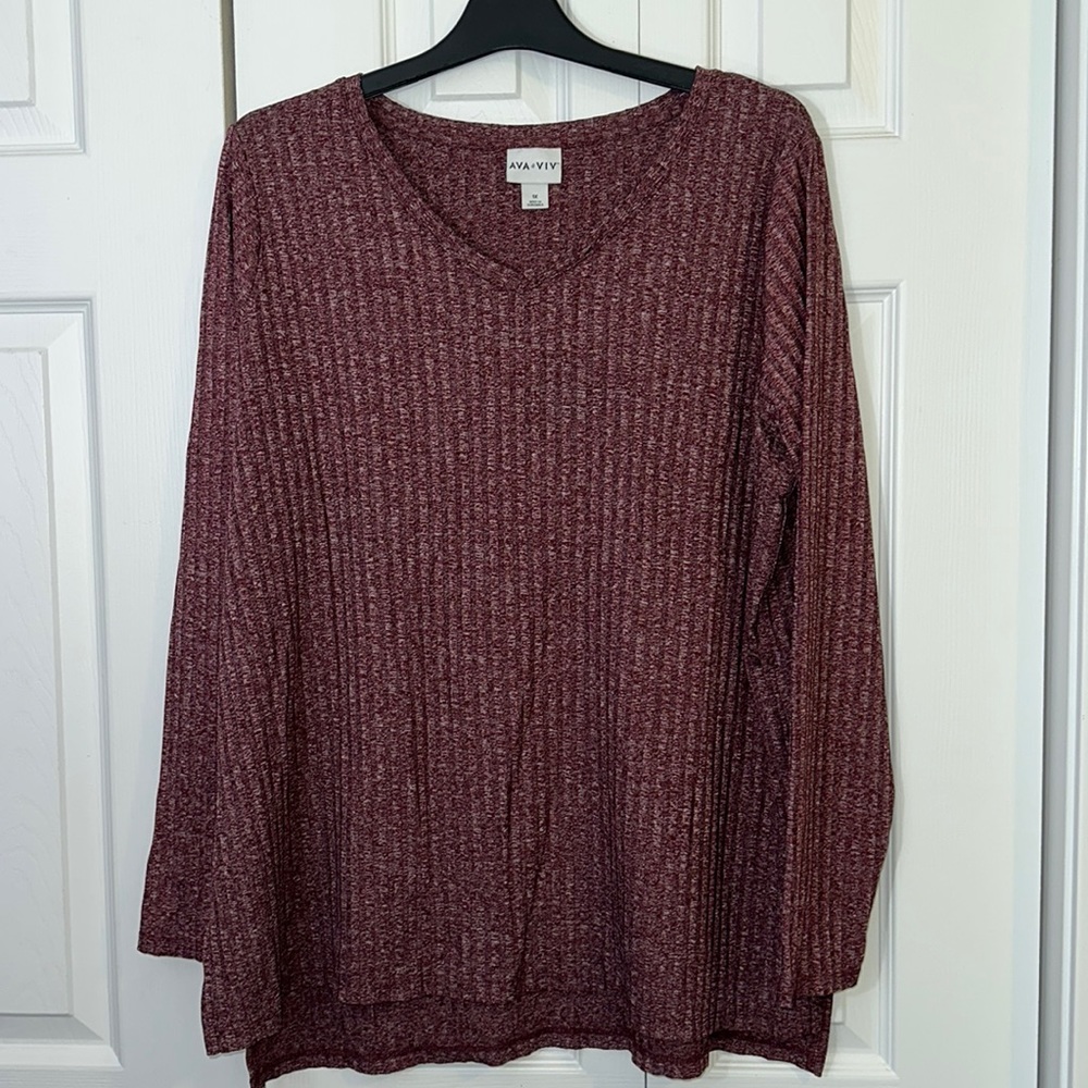 Ava & Viv V-Neck Top
